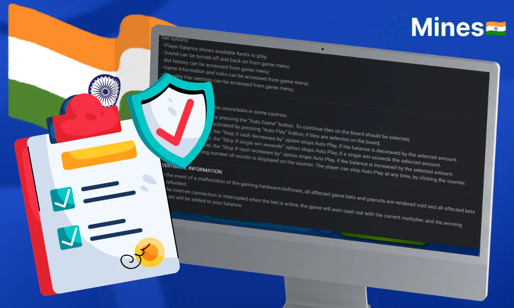 Mines Game terms and conditions overview